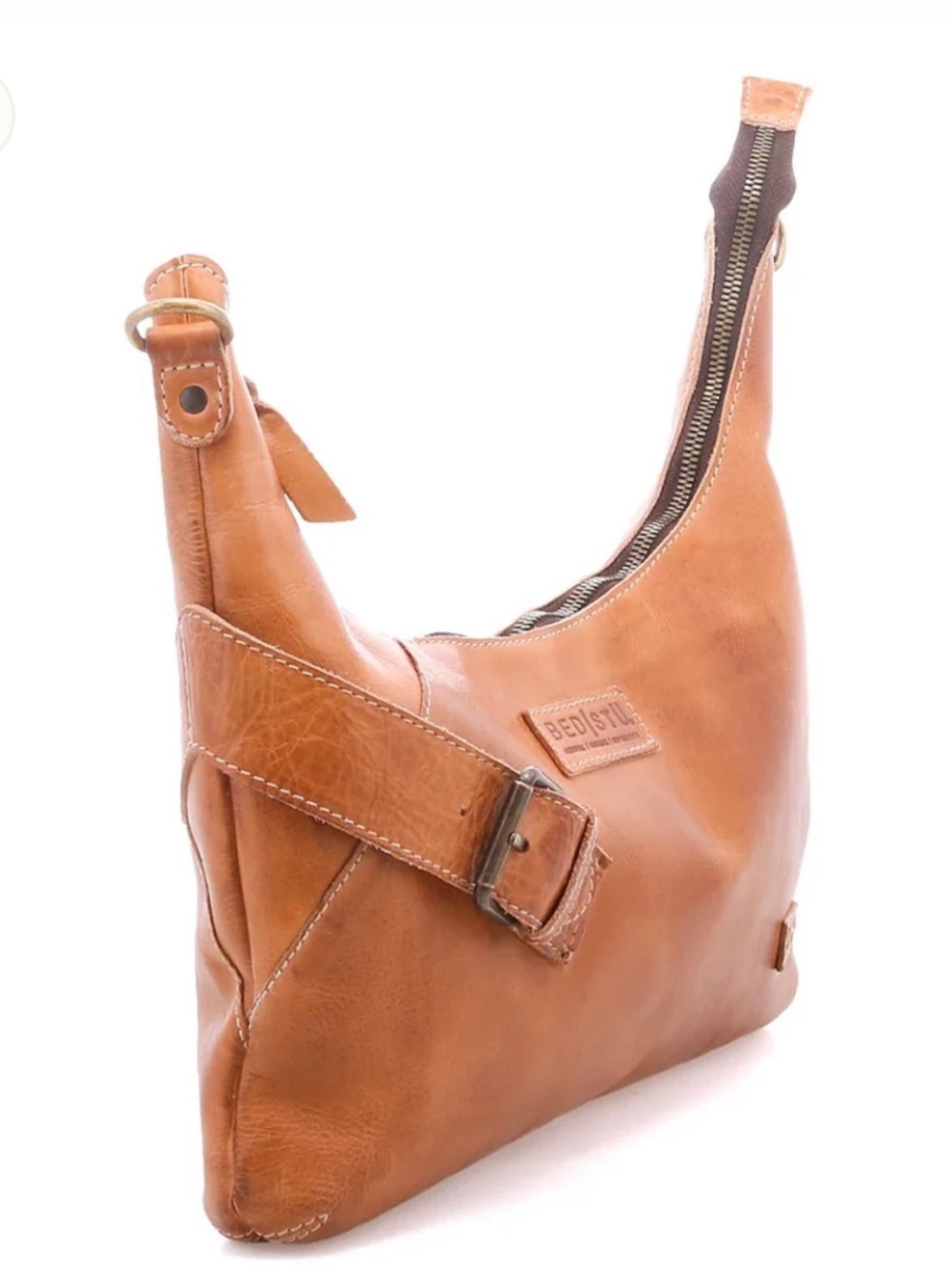 Bed Stu Seemly Leather Shoulder Bag in Tan Rustic New without tags Nwot - Picture 7 of 9